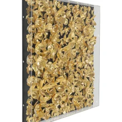 Cadre Décoratif Gold Flower 60X60Cm