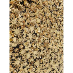 Cadre Décoratif Gold Flower 120X120Cm