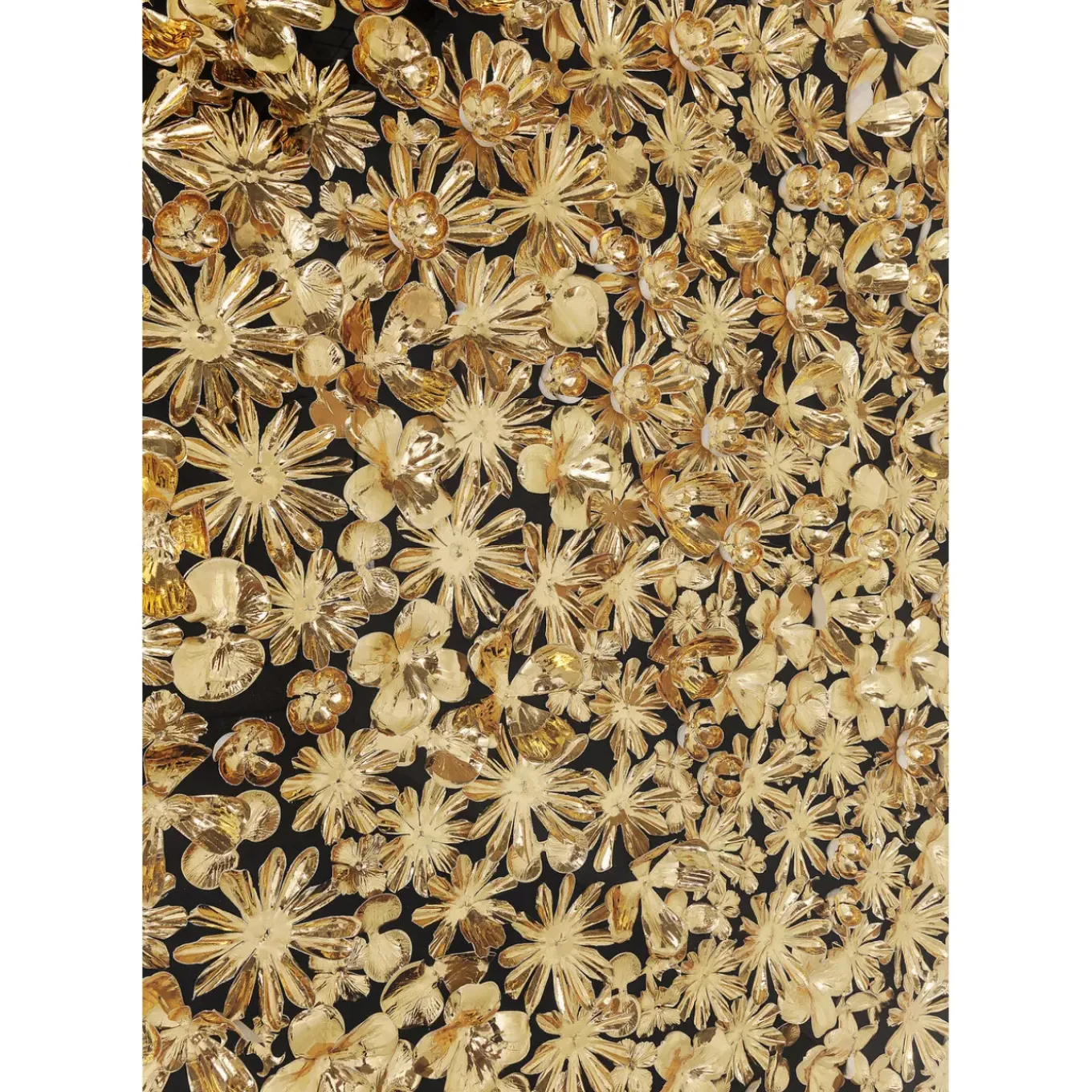 Cadre Décoratif Gold Flower 120X120Cm