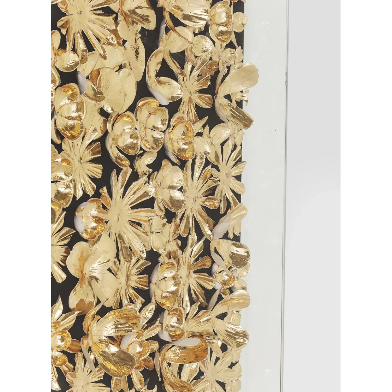 Cadre Décoratif Gold Flower 120X120Cm