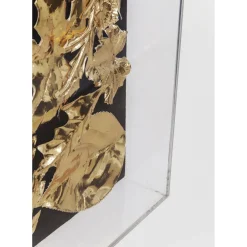 Cadre Décoratif Gold Leaf 120X120Cm