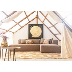 Cadre Décoratif Golden Snail 120X120Cm