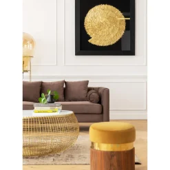 Cadre Décoratif Golden Snail 120X120Cm