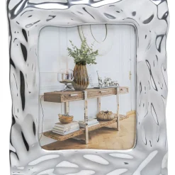 Cadre Photo Jade Square Argente 21X26Cm