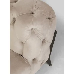 Canapés Bellissima 2-Places Velours Beige 200Cm
