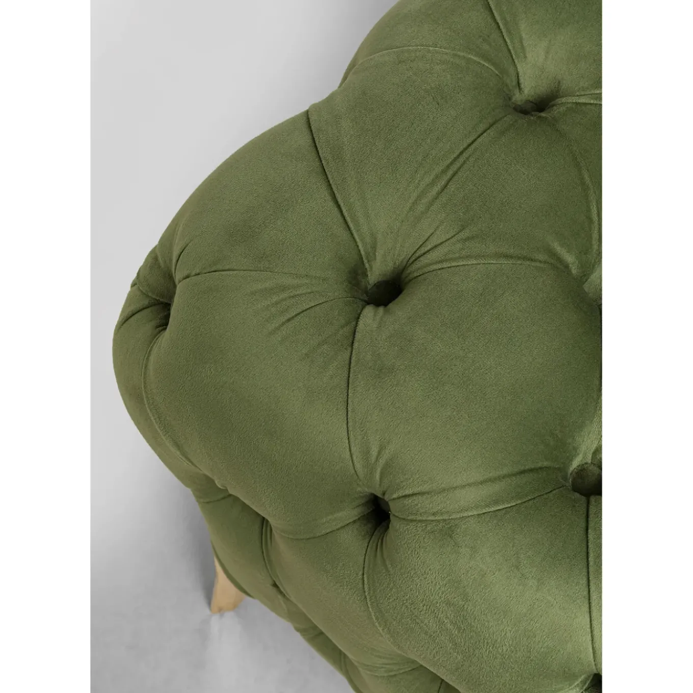 Canapés Bellissima 3-Places Velours Vert 240Cm