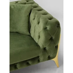 Canapés Bellissima 2-Places Velours Vert 200Cm
