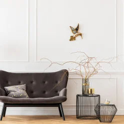 Canapés Black Vicky 2-Places Velours Gris