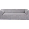 Canapés Cubetto Cord 3-Places Gris Clair 220Cm