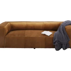 Canapés Cubetto 3-Places Velours Marron 220Cm