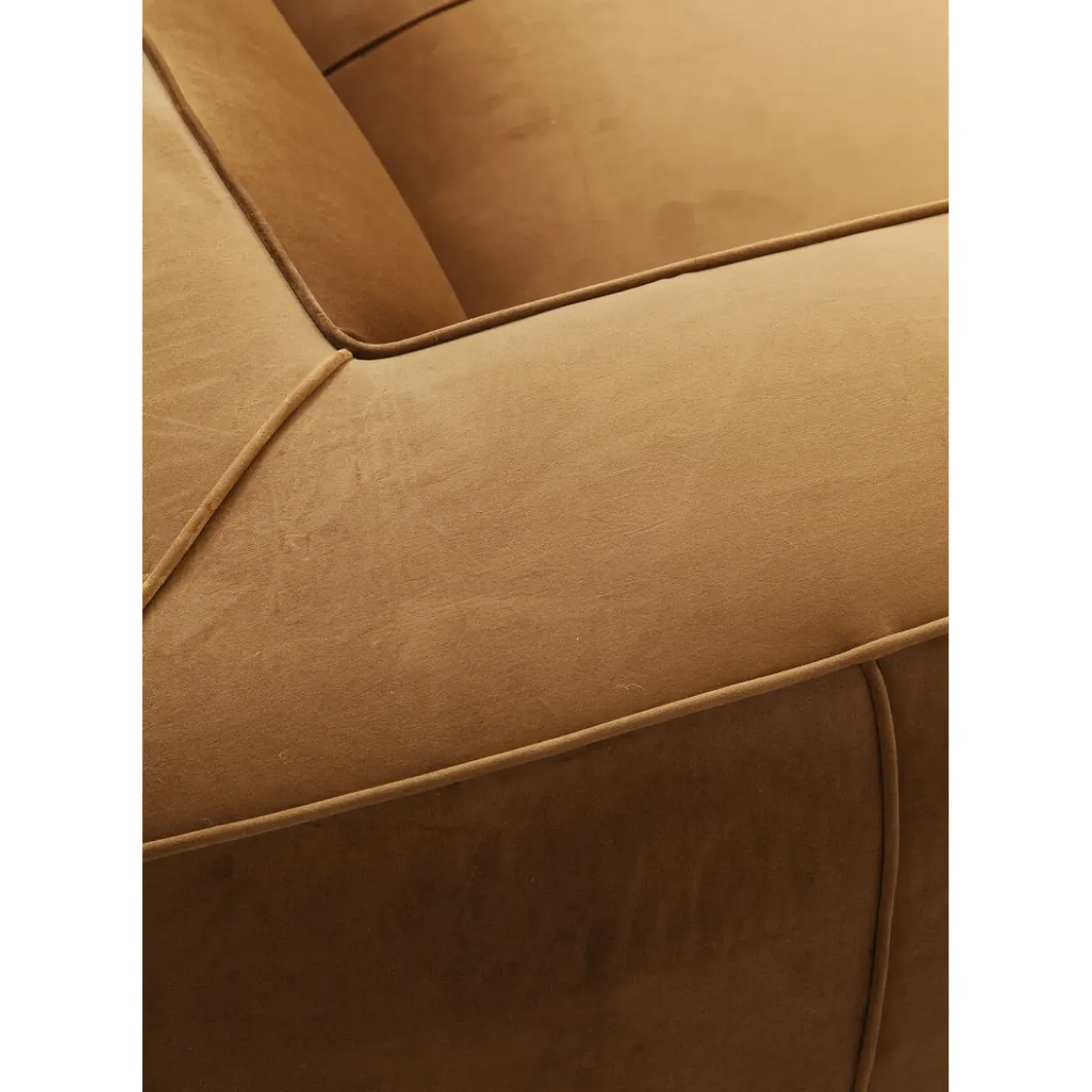 Canapés Cubetto 3-Places Velours Marron 220Cm