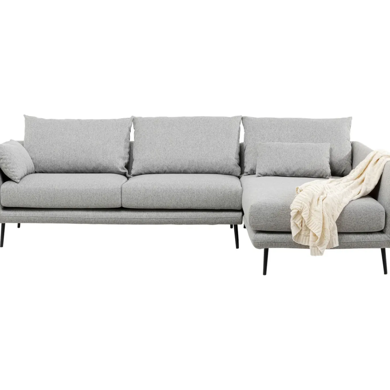 Canapés D Angle Amalfi Droite Gris 275Cm