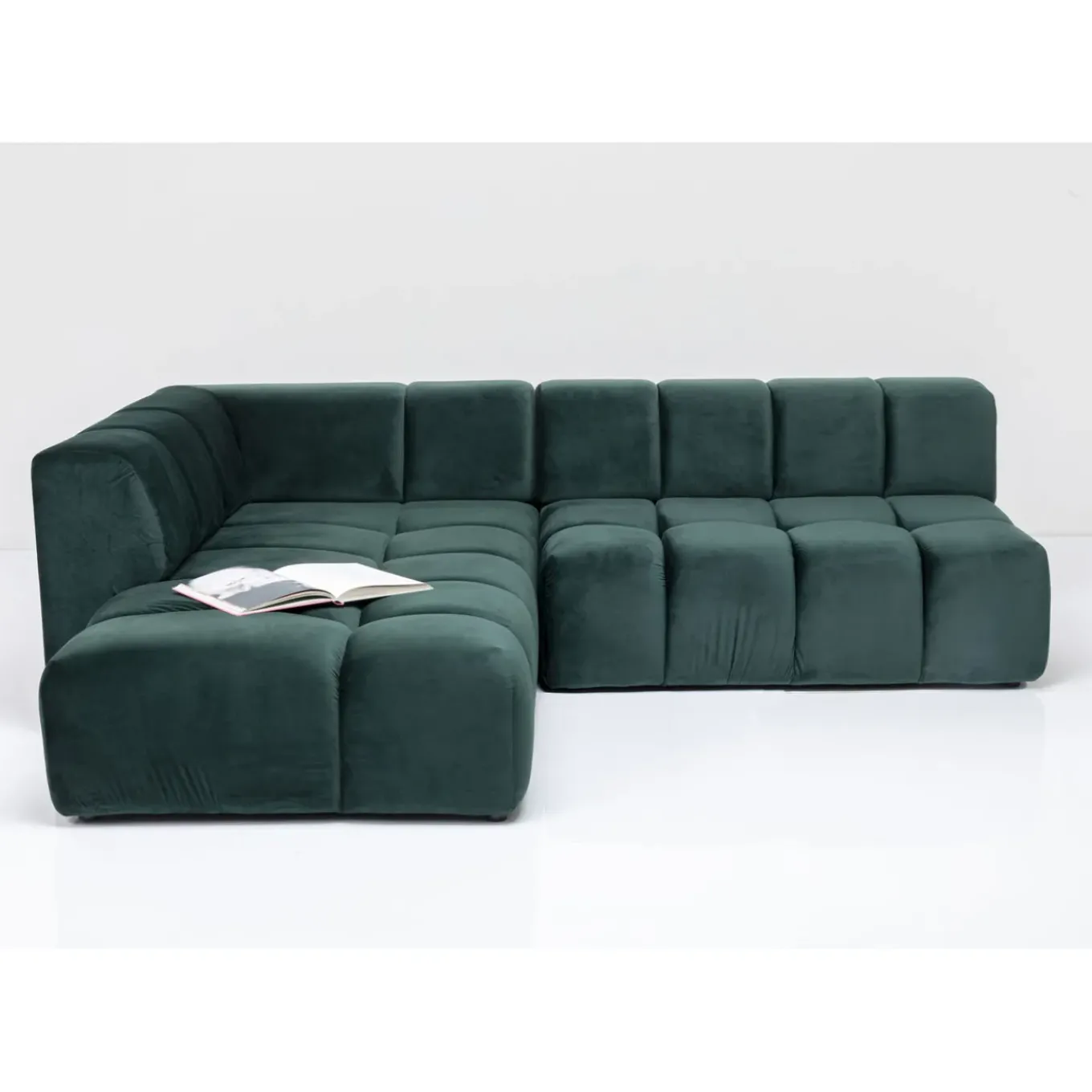 Canapés D Angle Belami Vert Fonce Gauche 265Cm