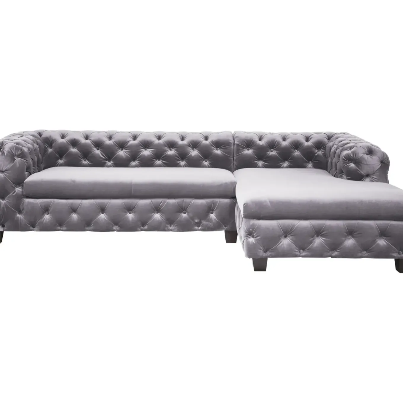 Canapés D Angle Desire Velvet Grey Droite