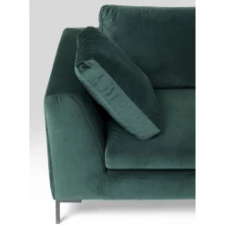 Canapés D Angle Gianni Pm Velours Vert Fonce Droite