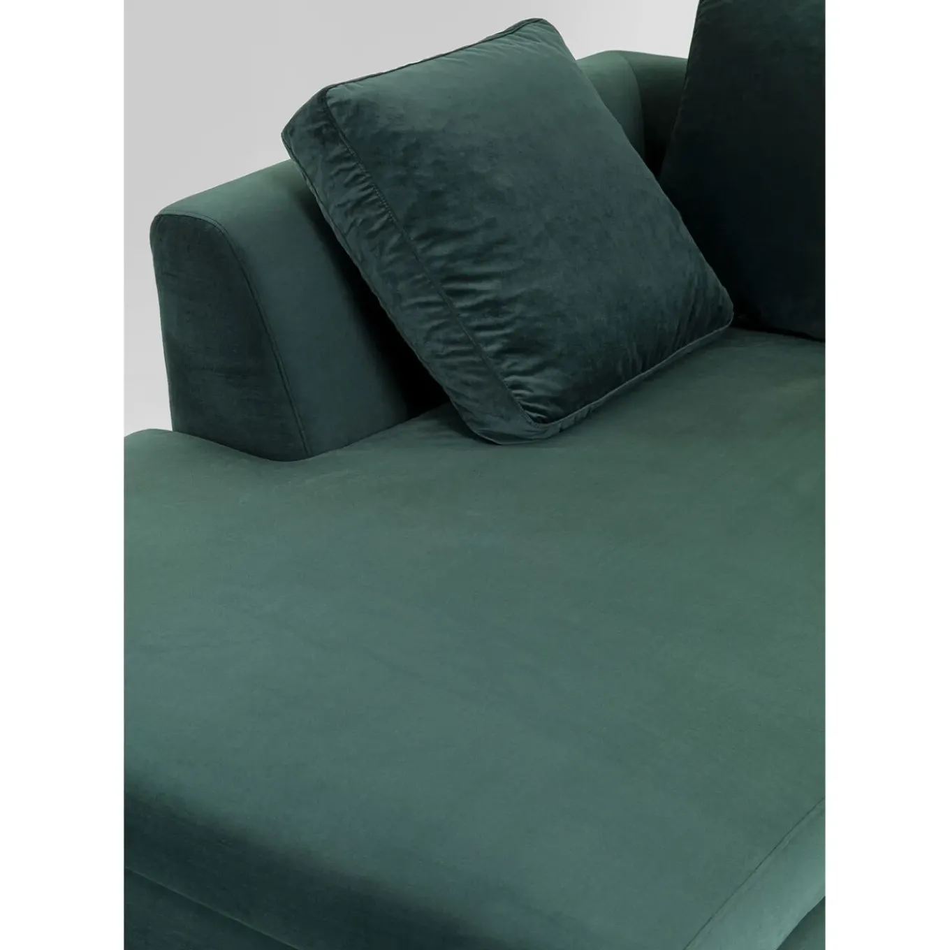 Canapés D Angle Gianni Pm Velours Vert Fonce Gauche