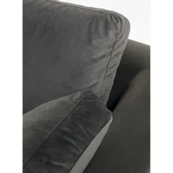 Canapés D Angle Gianni Pm Velours Gris Gauche