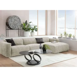 Canapés D Angle Henry Creme Droite 285X170Cm