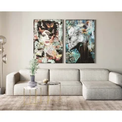 Canapés D Angle Henry Creme Droite 285X170Cm