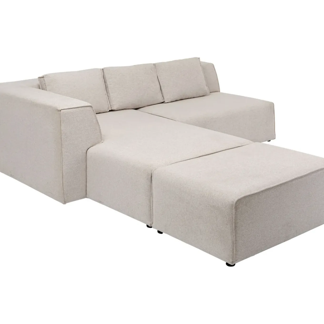 Canapés D Angle Infinity Ottomane Creme Gauche