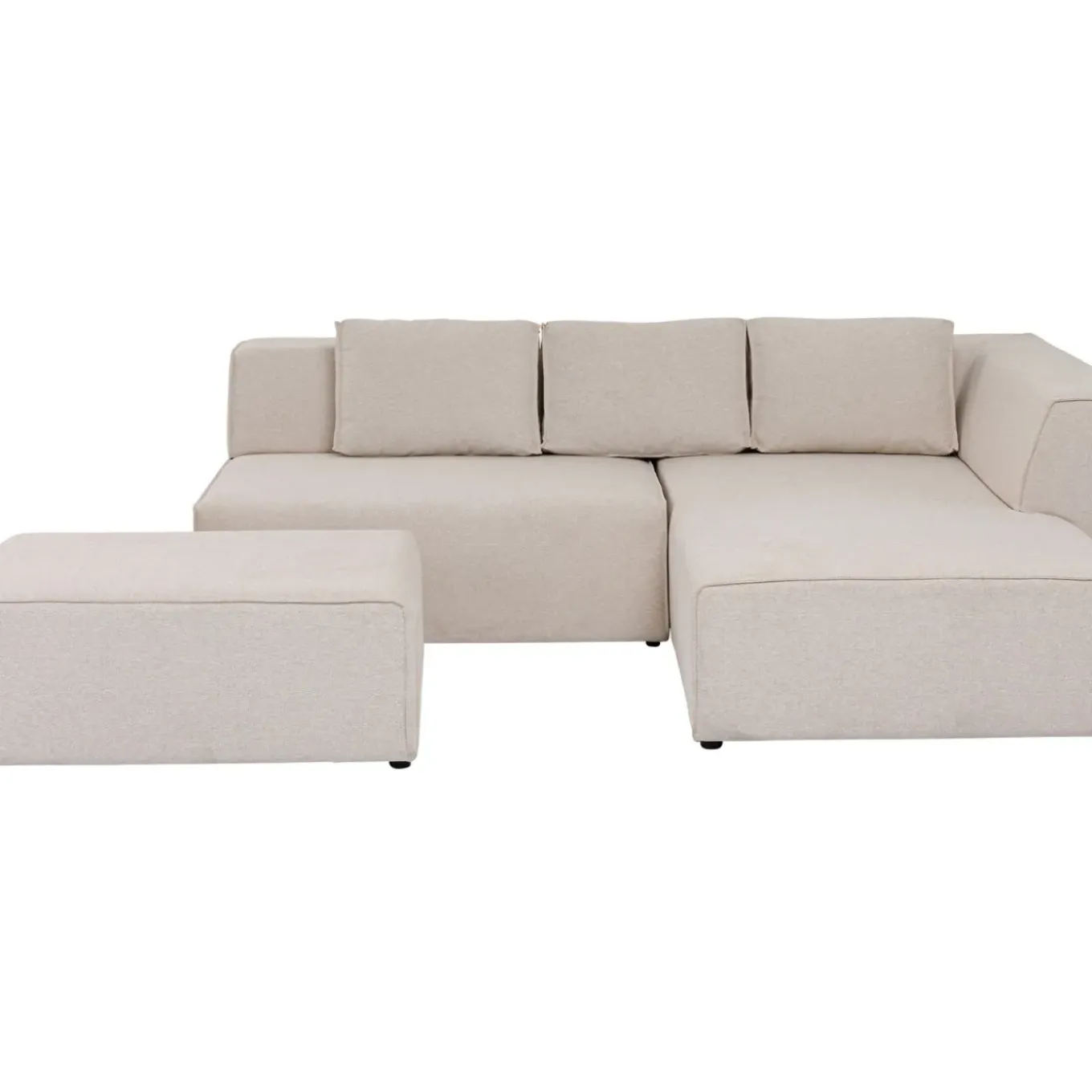 Canapés D Angle Infinity Ottomane Creme Droite