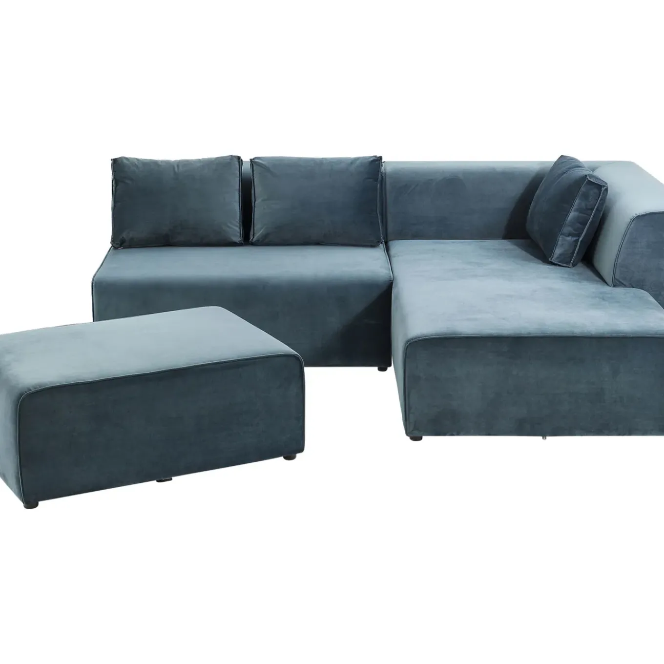 Canapés D Angle Infinity Velours Ocean Droite