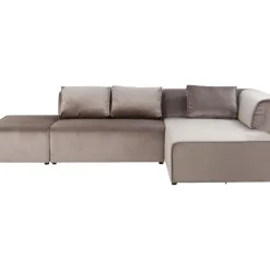 Canapés D Angle Infinity Velvet Taupe Droite