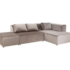 Canapés D Angle Infinity Velvet Taupe Droite