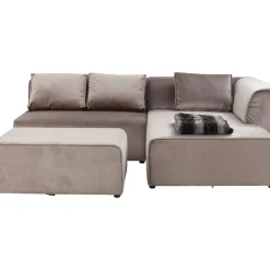 Canapés D Angle Infinity Velvet Taupe Droite