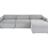 Canapés D Angle Lucca Gris Droite 255Cm