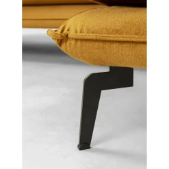 Canapés D Angle Monza Droite Velours Curry 296Cm
