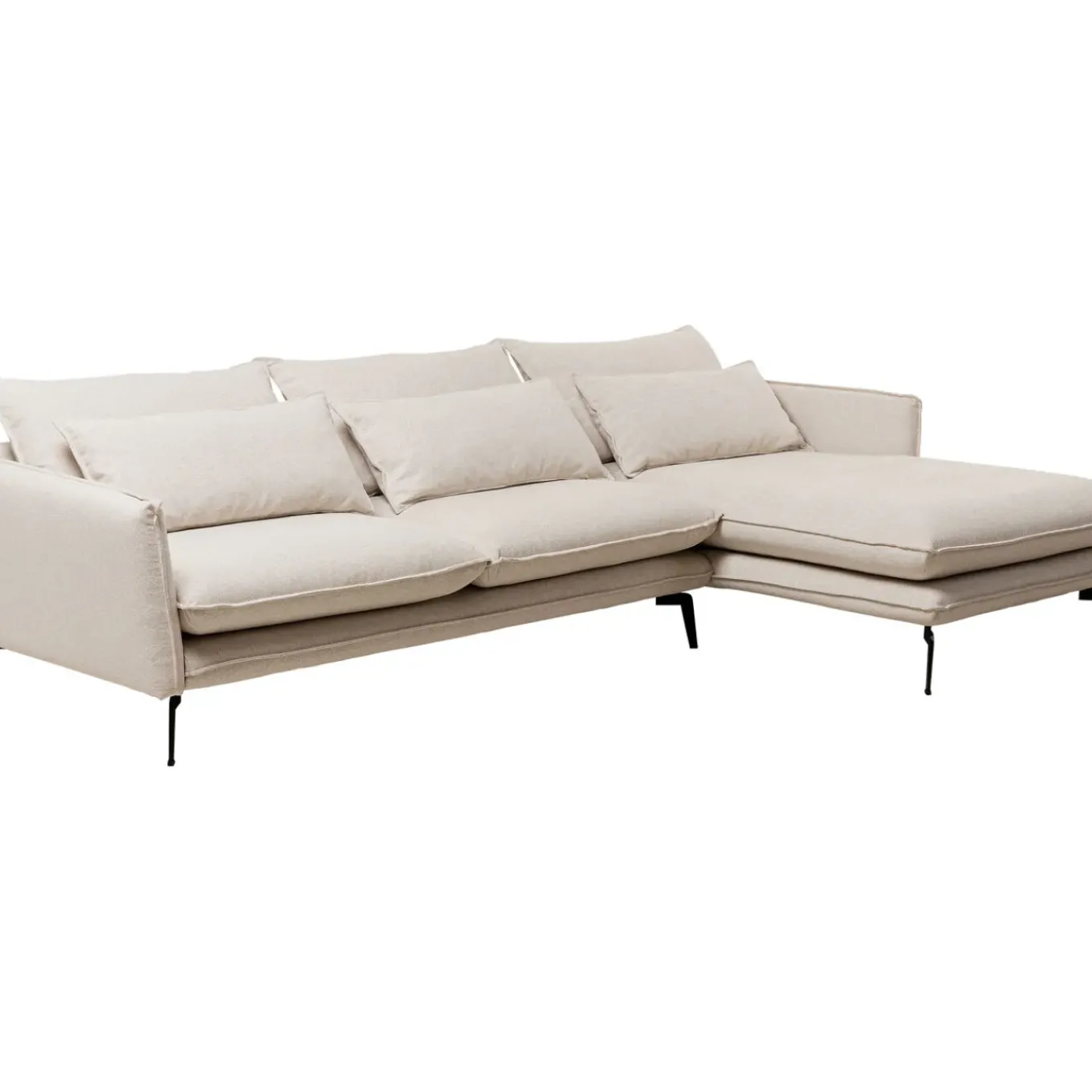 Canapés D Angle Monza Droite Creme 296Cm