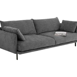 Canapés Edna 3-Places Gris 245Cm