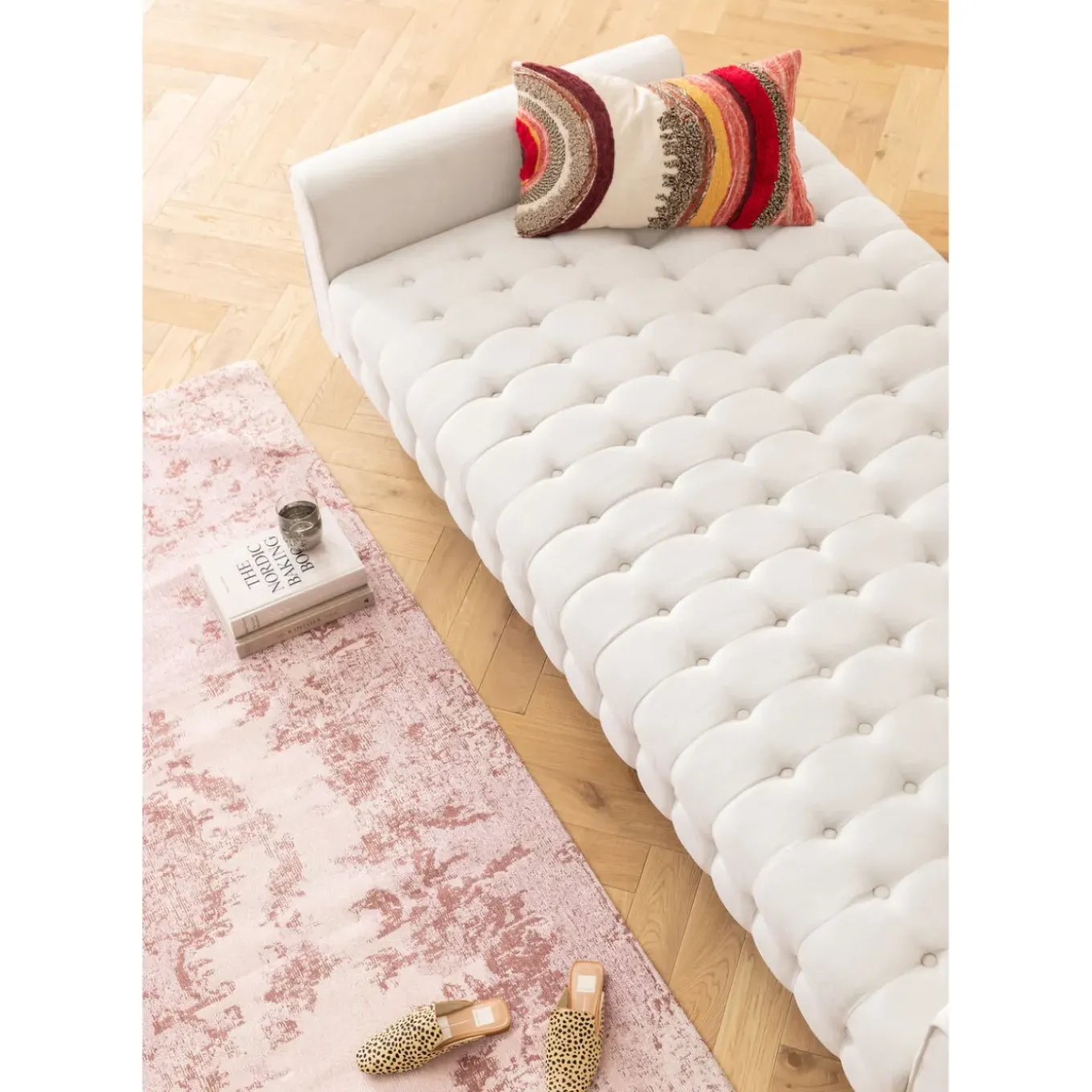 Canapés Lit Milchbar Beige 219Cm