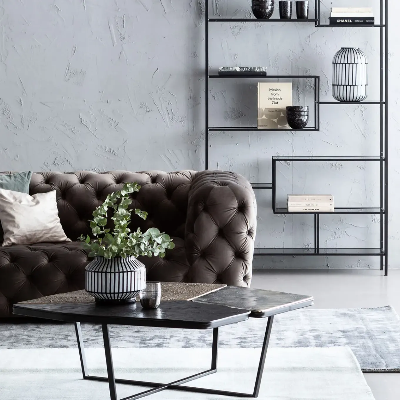 Canapés Metropol 3-Places Gris 238Cm