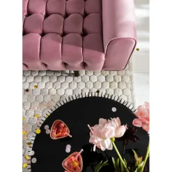 Canapés Milchbar 3-Places Velours Mauve