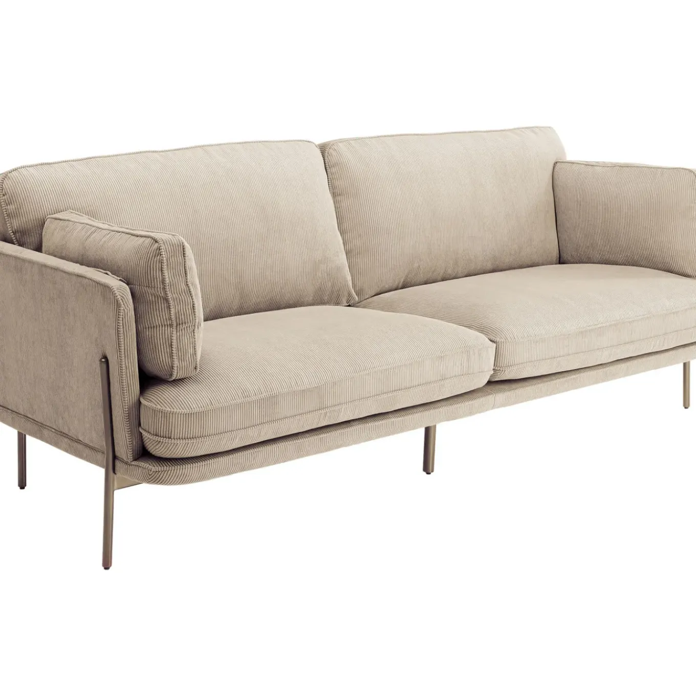 Canapés Shirly 3-Places Creme 221Cm