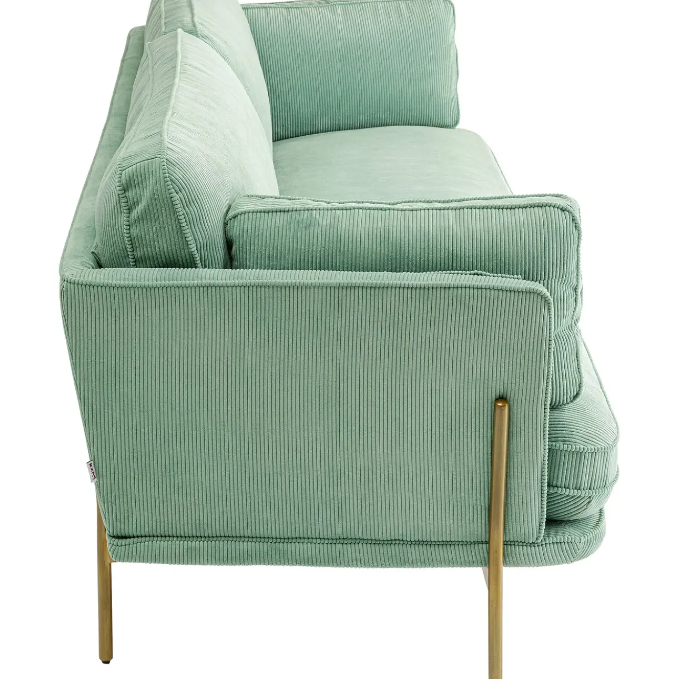 Canapés Shirly 3-Places Vert Menthe 221Cm