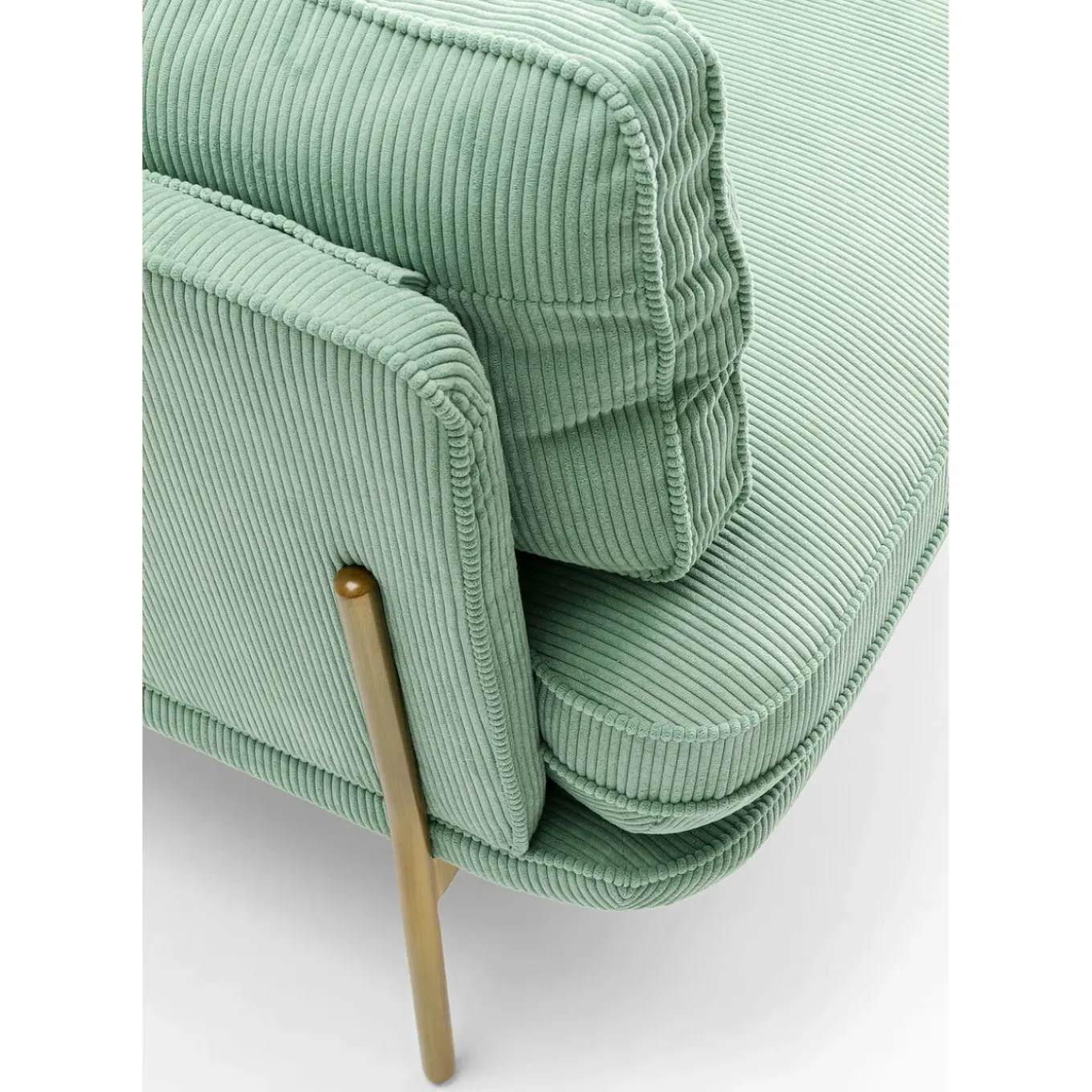 Canapés Shirly 3-Places Vert Menthe 221Cm