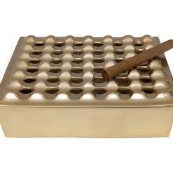 Cendrier Soho Carre Laiton 25X25Cm
