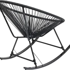 Chaise À Bascule Acapulco Noir