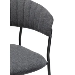 Chaise A. Acc. Belle Anthracite (2/Set)