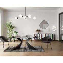 Chaise A. Acc. Belle Anthracite (2/Set)