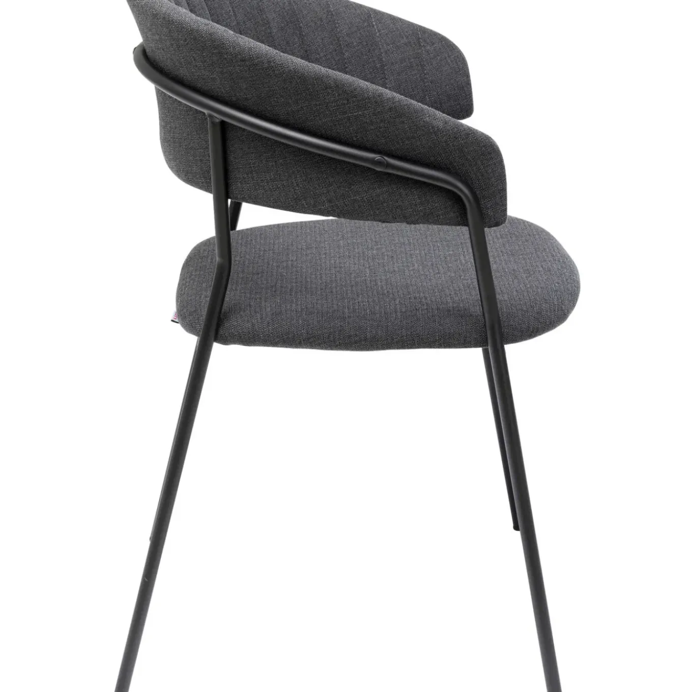 Chaise A. Acc. Belle Anthracite (2/Set)