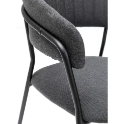 Chaise A. Acc. Belle Anthracite (2/Set)