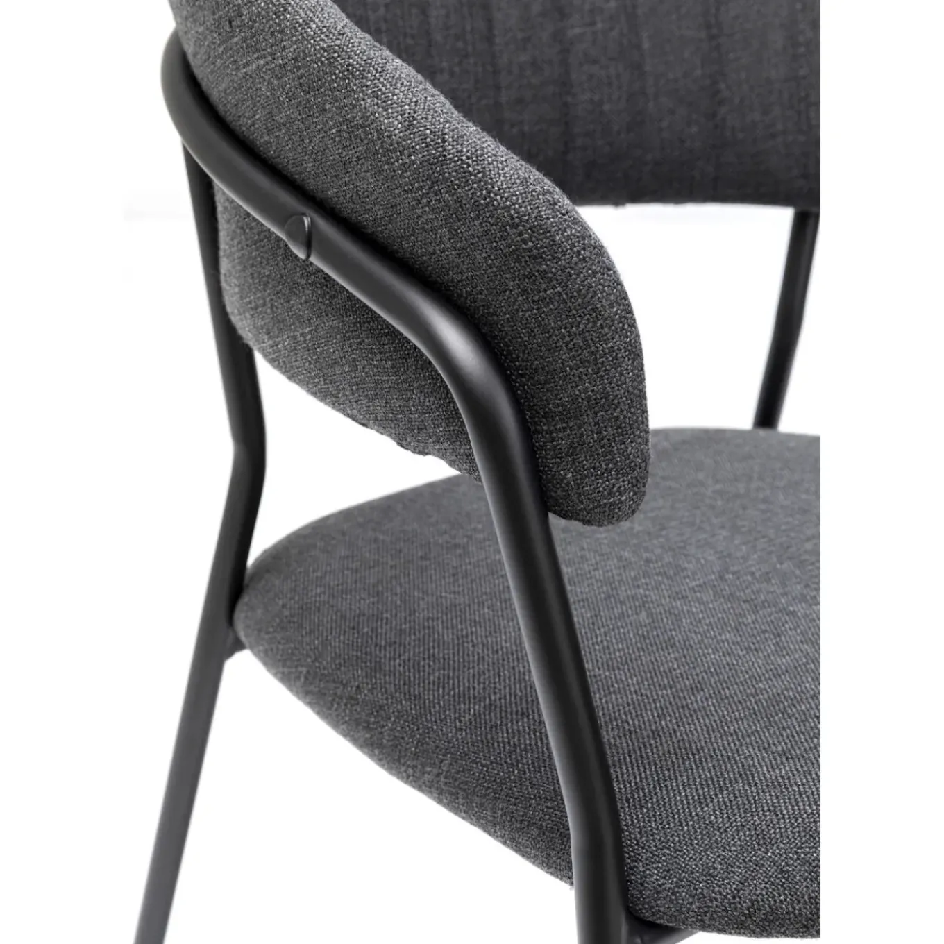 Chaise A. Acc. Belle Anthracite (2/Set)