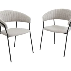 Chaise A. Acc. Belle Beige (2/Set)