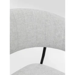 Chaise A. Acc. Belle Gris Clair (2/Set)