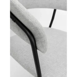 Chaise A. Acc. Belle Gris Clair (2/Set)