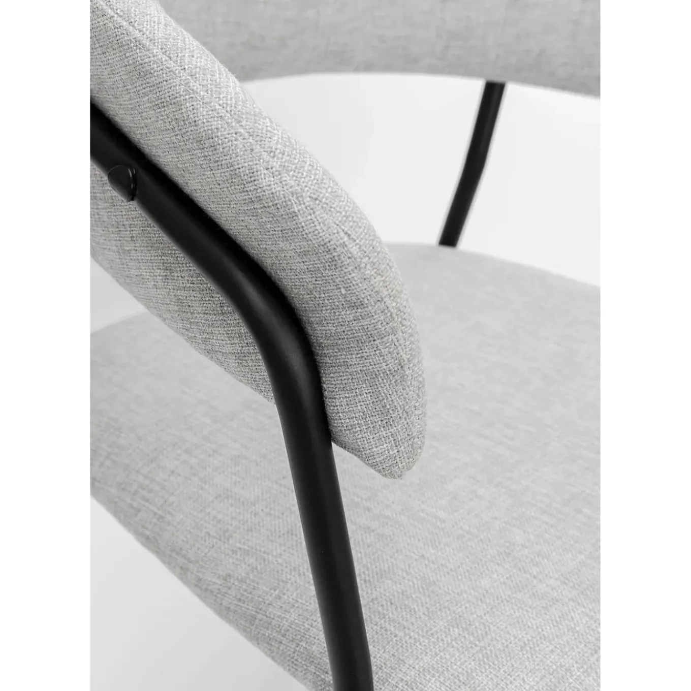 Chaise A. Acc. Belle Gris Clair (2/Set)